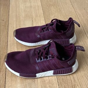Adidas Maroon Gum NDM_R1 Shoes